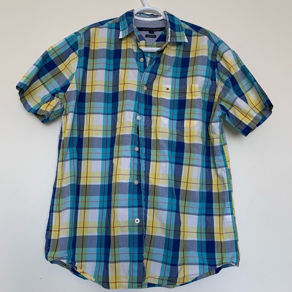 Tommy Hilfiger Other - Tommy Hilfiger Men Plaid Everyday Casual Shirt